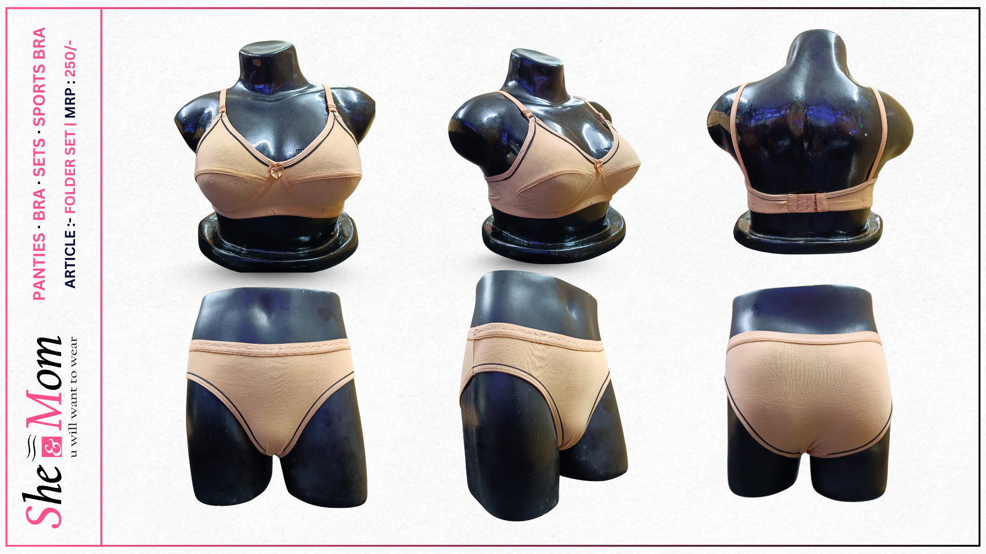 Folder Bra Panty Set